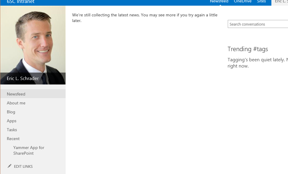 sharepoint 2013 mysite company newsfeed error -Were still collecting the latest news